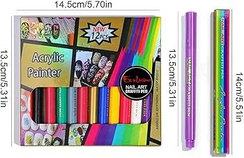 Acrylic Painter Explosions MJB040 12Pcs